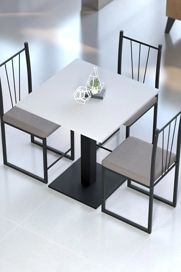 KLAS 70/70 BEYAZ KARE MUTFAK MASASI,YEMEK MASASI. BİSTRO MASA